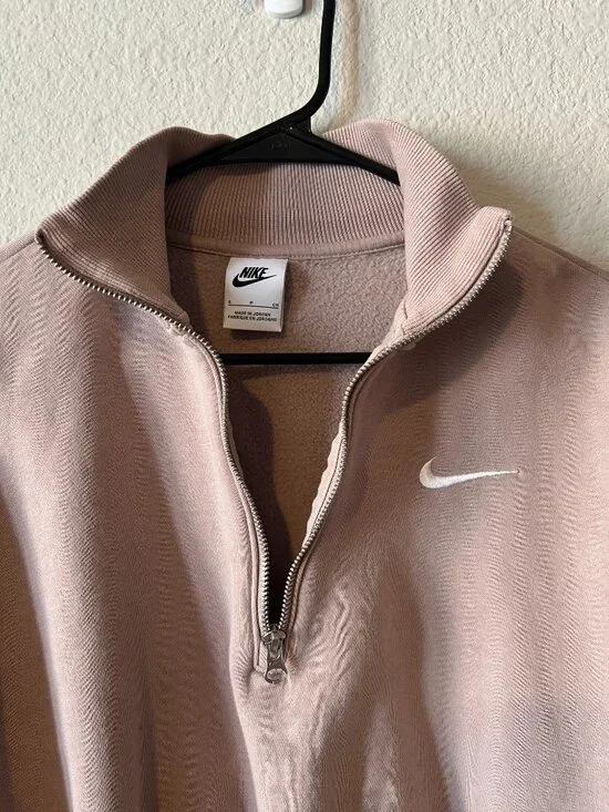 Nike Cropped Cozy Quarter Zip Sweatshirt Women - Picture 5 of 5